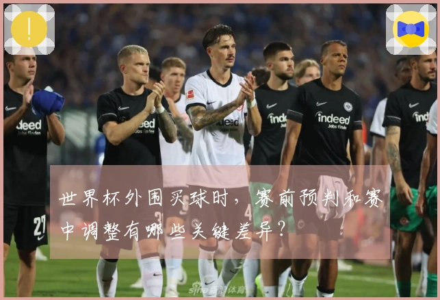 世界杯外围买球时，赛前预判和赛中调整有哪些关键差异？